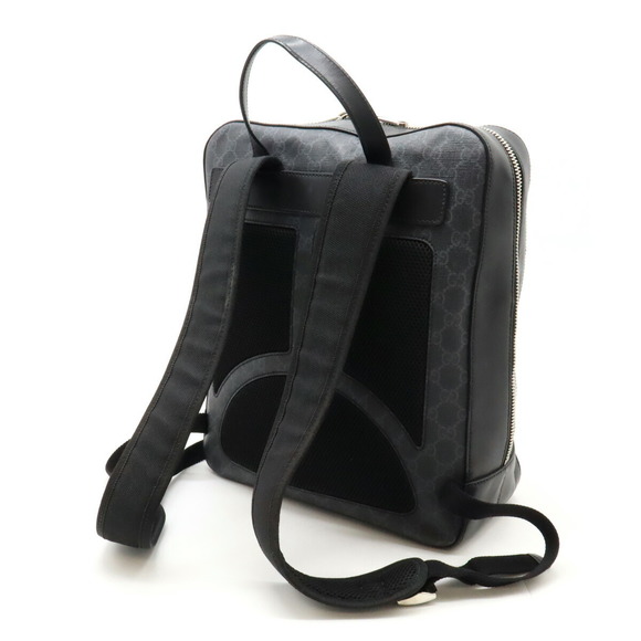 Gucci Handbags - Gucci Leather Supreme Cat Backpack Patch Black GG Web Angry